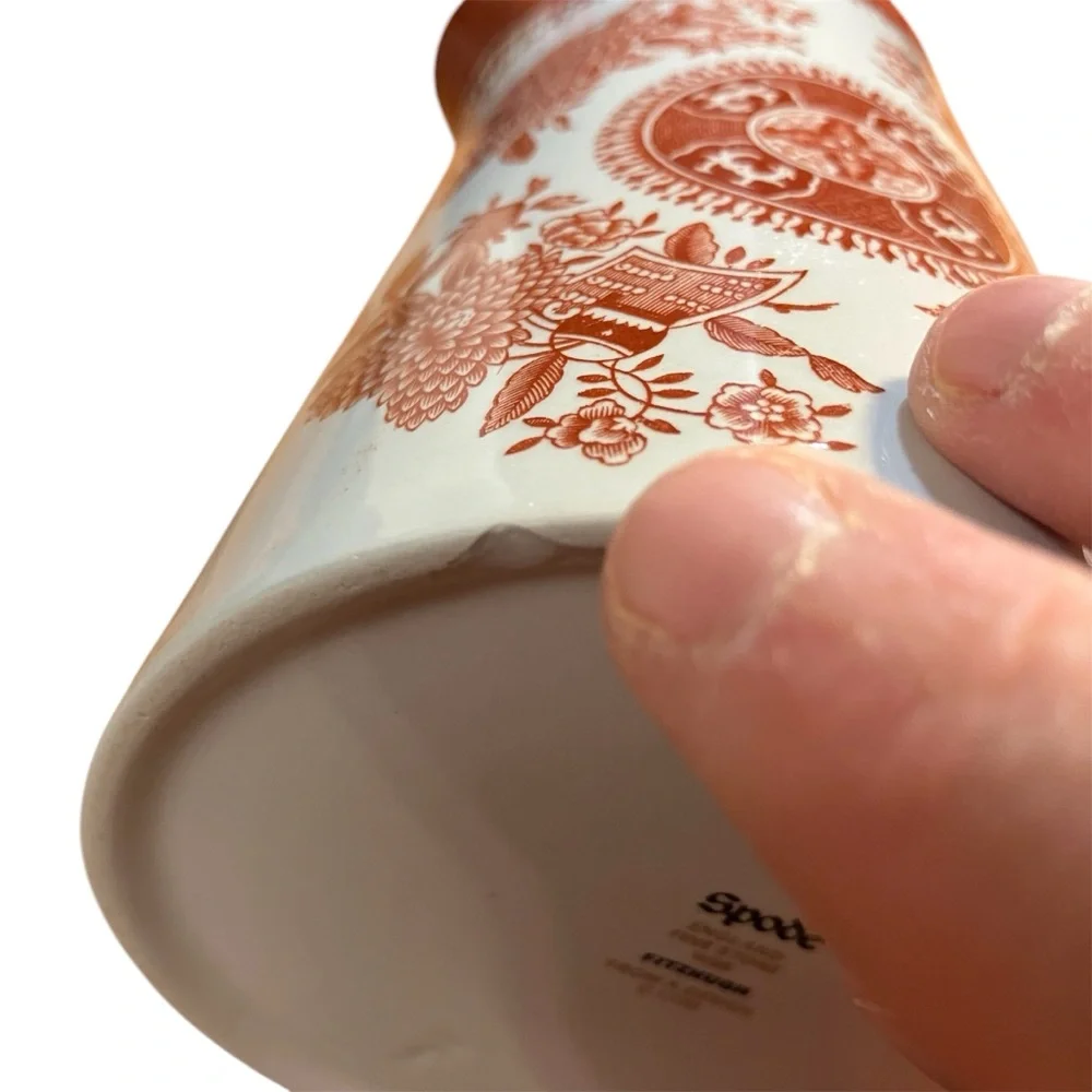 Spode England Fine Stone Fitzhugh Transferware Milk Jug Pitcher 5.25